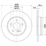 Bremsscheibe 8DD 355 105-951 Bremsscheibe 8DD 355 105-951