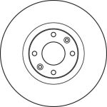 Bremsscheibe DF4962S Bremsscheibe DF4962S