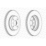 Ferodo DDF1710C Bremsscheibe PREMIER Coat+ disc Ferodo DDF1710C Bremsscheibe PREMIER Coat+ disc