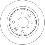 TRW DF4173 Bremsscheibe TRW DF4173 Bremsscheibe