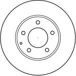 Bremsscheibe DF4012
