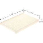 BOSCH 1 987 431 211 Innenraumfilter BOSCH 1 987 431 211 Innenraumfilter