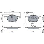 BOSCH 0 986 494 035 Bremsbelagsatz, Scheibenbremse BOSCH 0 986 494 035 Bremsbelagsatz, Scheibenbremse