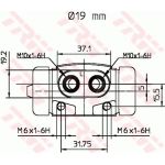TRW BWD188 Radbremszylinder TRW BWD188 Radbremszylinder
