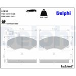 Delphi LP833 Bremsbelagsatz, Scheibenbremse Delphi LP833 Bremsbelagsatz, Scheibenbremse