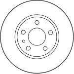 Bremsscheibe DF1739 Bremsscheibe DF1739