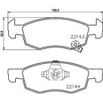 Bremsbelagsatz, Scheibenbremse 8DB 355 023-261 Bremsbelagsatz, Scheibenbremse 8DB 355 023-261