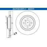 Bremsscheibe 24.0122-0311.1