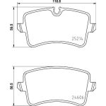 Bremsbelagsatz, Scheibenbremse 8DB 355 016-061 Bremsbelagsatz, Scheibenbremse 8DB 355 016-061