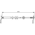 BOSCH 1 987 476 747 Bremsschlauch