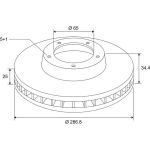 Bremsscheibe 672799 Bremsscheibe 672799