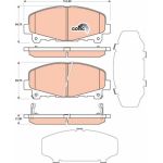 Bremsbelagsatz, Scheibenbremse GDB3477 Bremsbelagsatz, Scheibenbremse GDB3477