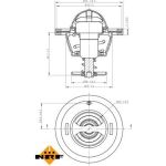 Thermostat, Kühlmittel 725126 Thermostat, Kühlmittel 725126