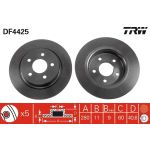 TRW DF4425 Bremsscheibe TRW DF4425 Bremsscheibe