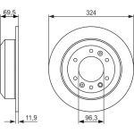 Bremsscheibe 0 986 479 598 Bremsscheibe 0 986 479 598