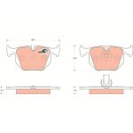 Bremsbelagsatz, Scheibenbremse GDB1530 Bremsbelagsatz, Scheibenbremse GDB1530