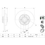 BOSCH 0 986 479 387 Bremsscheibe BOSCH 0 986 479 387 Bremsscheibe