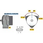 Generator 0 124 555 065 Generator 0 124 555 065