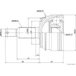 Gelenksatz, Antriebswelle J2825126 Gelenksatz, Antriebswelle J2825126