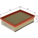 BOSCH F 026 400 120 Luftfilter BOSCH F 026 400 120 Luftfilter