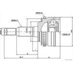 Gelenksatz, Antriebswelle J2820901 Gelenksatz, Antriebswelle J2820901