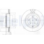 Delphi BG4204C Bremsscheibe Delphi BG4204C Bremsscheibe