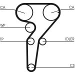 Zahnriemen CT1149