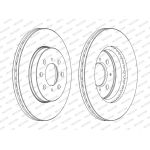 Ferodo DDF1510C Bremsscheibe PREMIER Coat+ disc