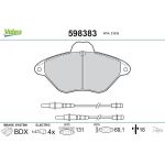 Valeo 598383 Bremsbelagsatz, Scheibenbremse Valeo 598383 Bremsbelagsatz, Scheibenbremse
