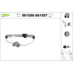 Valeo 861087 Fensterheber Valeo 861087 Fensterheber