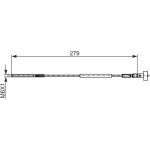 BOSCH 1 987 482 886 Seilzug, Feststellbremse BOSCH 1 987 482 886 Seilzug, Feststellbremse