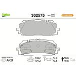 Valeo 302575 Bremsbelagsatz, Scheibenbremse ESSENTIAL Valeo 302575 Bremsbelagsatz, Scheibenbremse ESSENTIAL