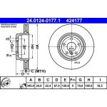Bremsscheibe 24.0124-0177.1