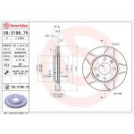 Brembo 09.5196.75 Bremsscheibe XTRA LINE - Max Brembo 09.5196.75 Bremsscheibe XTRA LINE - Max