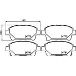 Bremsbelagsatz, Scheibenbremse 8DB 355 014-601 Bremsbelagsatz, Scheibenbremse 8DB 355 014-601