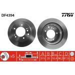 Bremsscheibe DF4394 Bremsscheibe DF4394