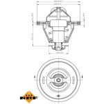 Thermostat, Kühlmittel 725125