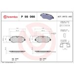Bremsbelagsatz, Scheibenbremse P 56 066 Bremsbelagsatz, Scheibenbremse P 56 066