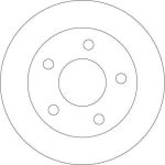 Bremsscheibe DF4357 Bremsscheibe DF4357