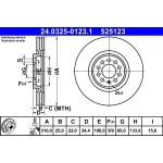 Bremsscheibe 24.0325-0123.1 Bremsscheibe 24.0325-0123.1