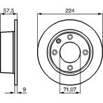 Bremsscheibe 0 986 478 604 Bremsscheibe 0 986 478 604