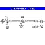 ATE 24.5293-0626.3 Bremsschlauch