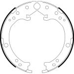 Bremsbackensatz, Feststellbremse 8DA 355 050-171