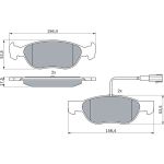 BOSCH 0 986 424 362 Bremsbelagsatz, Scheibenbremse BOSCH 0 986 424 362 Bremsbelagsatz, Scheibenbremse