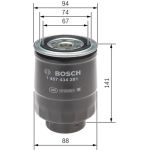Kraftstofffilter 1 457 434 281 Kraftstofffilter 1 457 434 281
