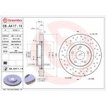 Bremsscheibe 09.A417.1X Bremsscheibe 09.A417.1X