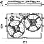 Lüfter, Motorkühlung CFF 194 000P Lüfter, Motorkühlung CFF 194 000P