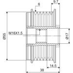 Generatorfreilauf 588134 Generatorfreilauf 588134