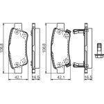 Bremsbelagsatz, Scheibenbremse 0 986 494 329 Bremsbelagsatz, Scheibenbremse 0 986 494 329