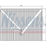 Verdampfer, Klimaanlage 92257 Verdampfer, Klimaanlage 92257